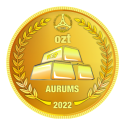 金币“AURUMS”盎司。 2022年