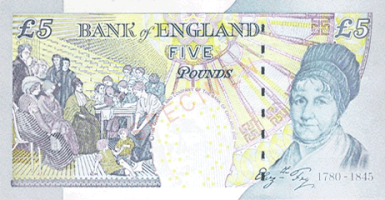 Британский Фунт - GBP обратная сторона