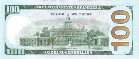 Доллар США - USD обратная сторона